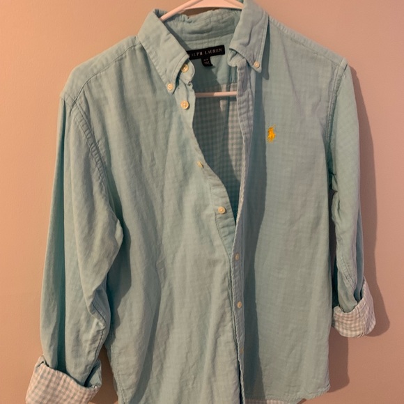 Ralph Lauren Cotton Button-up Shirt Men’s M/M - Picture 4 of 7